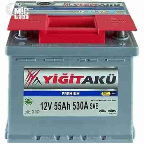 Аккумулятор YIGIT AKU 6СТ-55Ah R 530A Premium 207x175x175 Турция